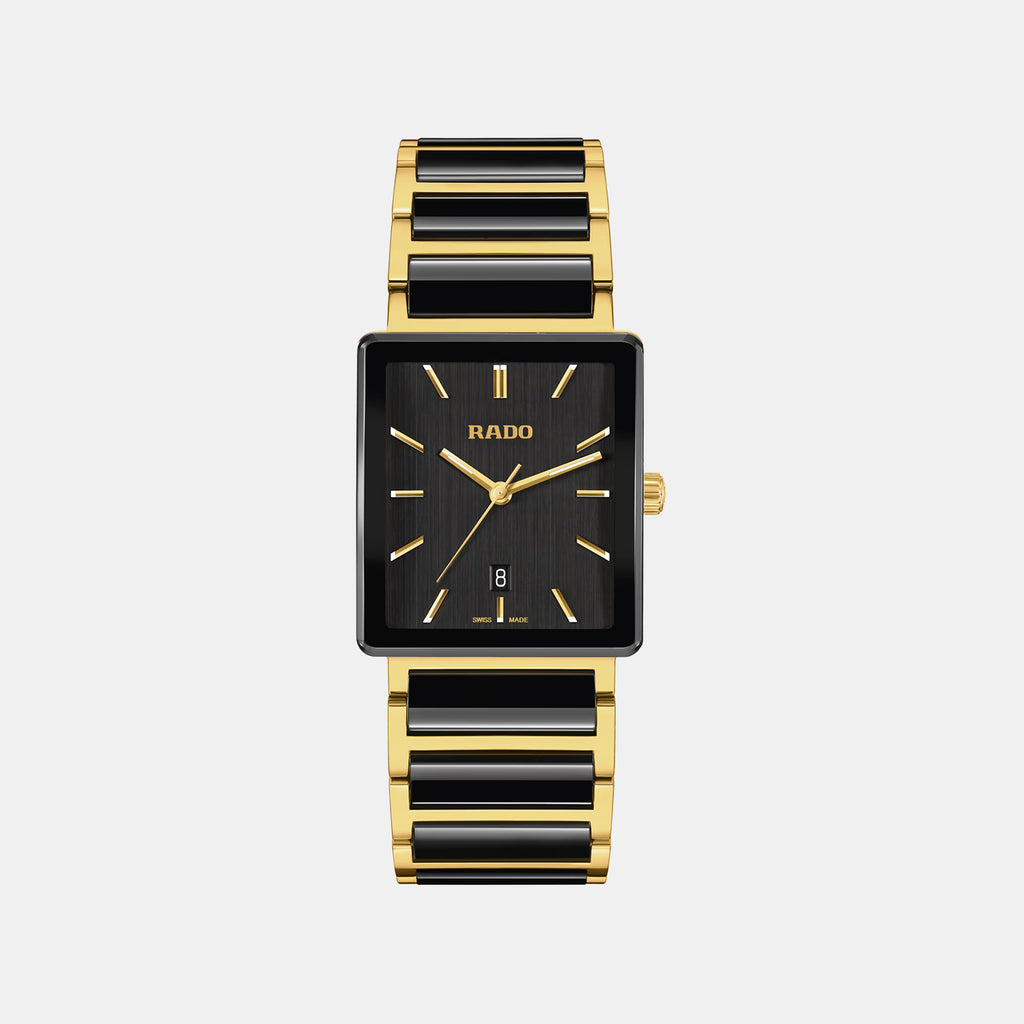 Integral Unisex Quartz Black Dial Analog Stainless Steel Watch R20256162