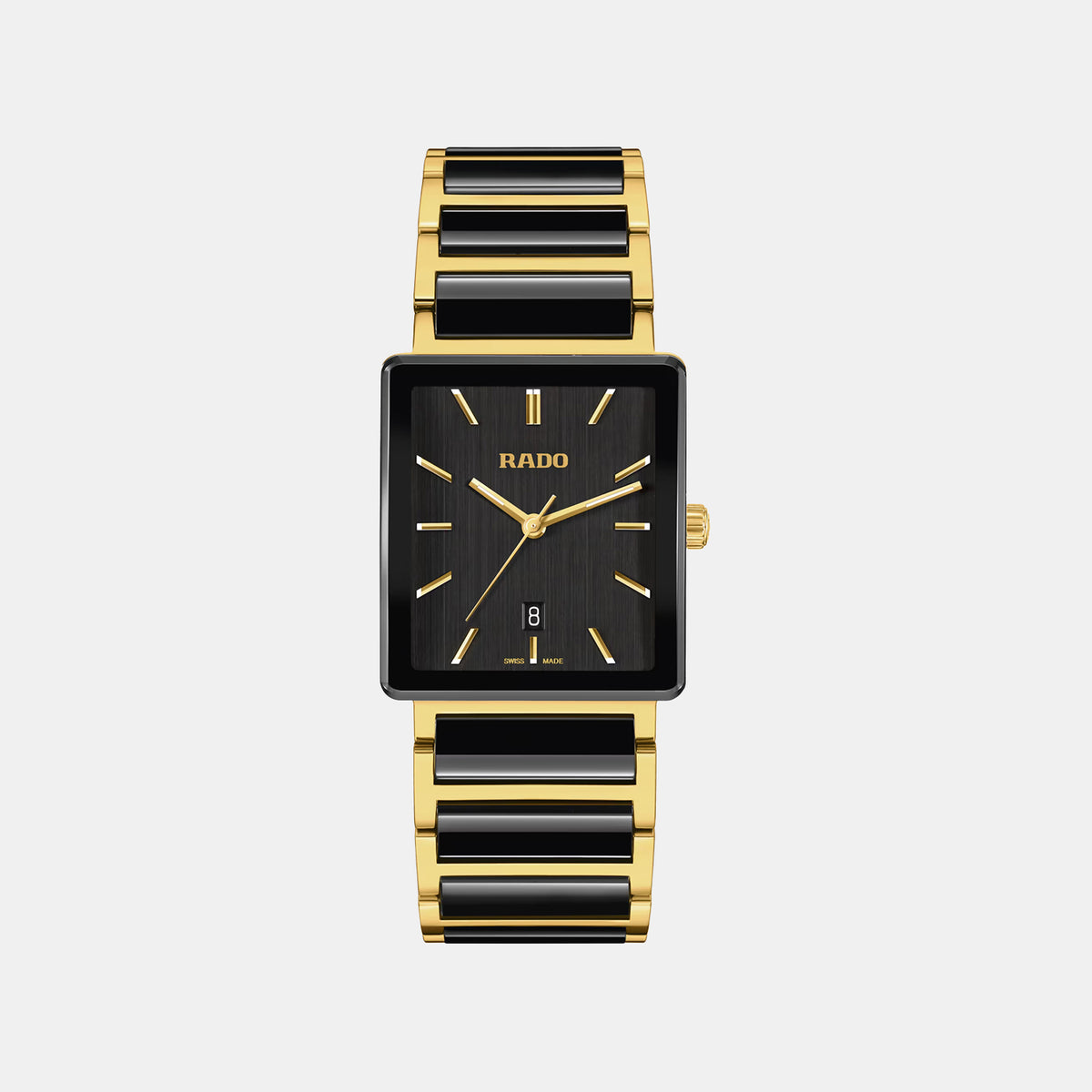 Integral Unisex Quartz Black Dial Analog Stainless Steel Watch R20256162