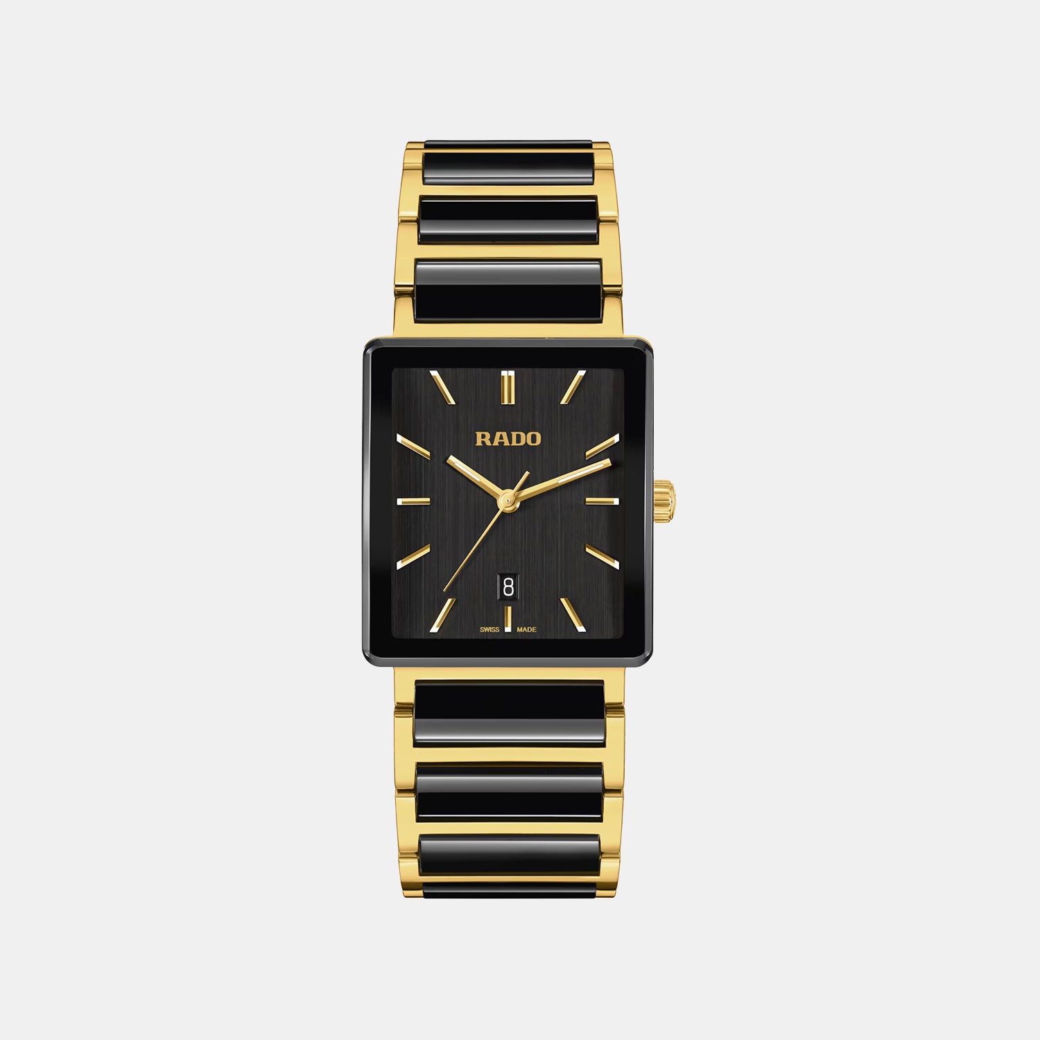Integral Unisex Quartz Black Dial Analog Stainless Steel Watch R20256162