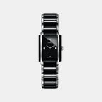 Integral Women Quartz Black Dial Analog Ceramic Watch R20613712