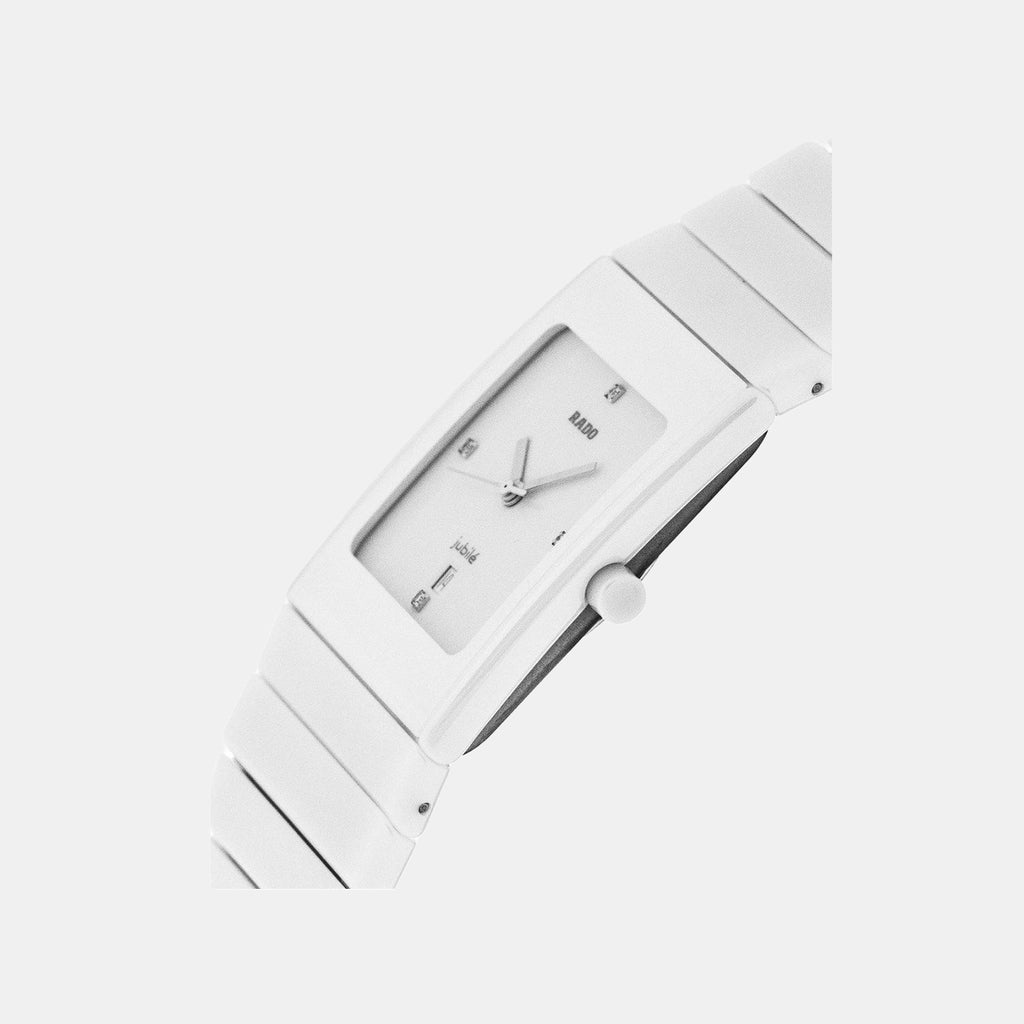 Ceramica Women Quartz White Dial Analog Ceramic Watch R21711702