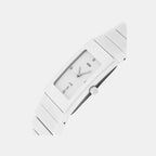 Ceramica Women Quartz White Dial Analog Ceramic Watch R21711702