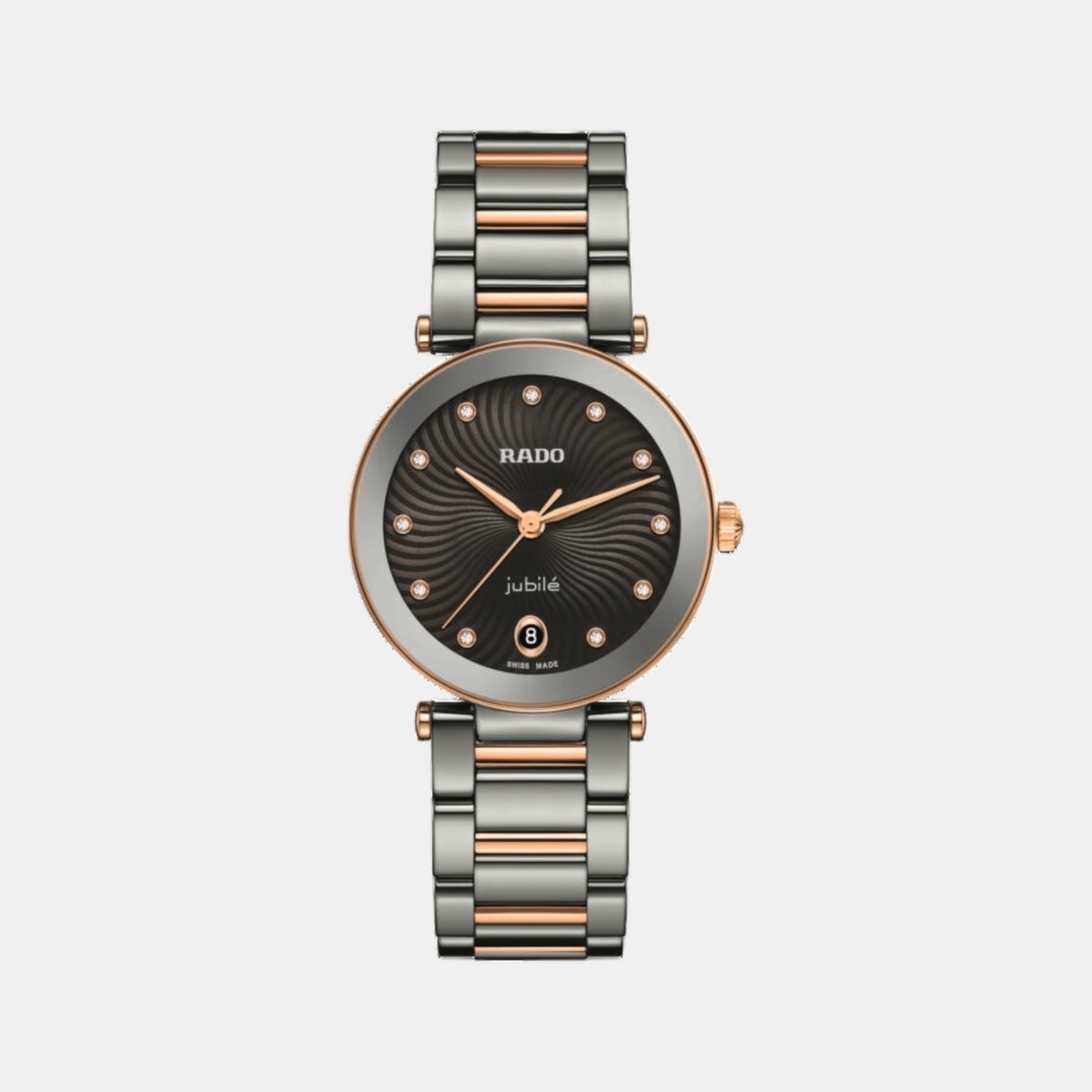 LaCoupole Women Quartz Grey Dial Analog Ceramic Watch R22241703