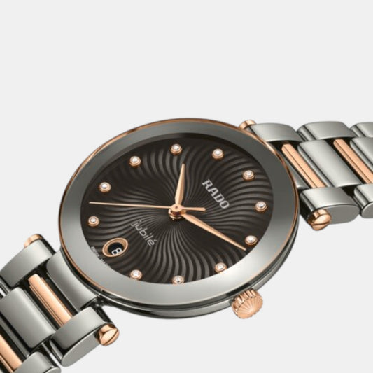 LaCoupole Women Quartz Grey Dial Analog Ceramic Watch R22241703