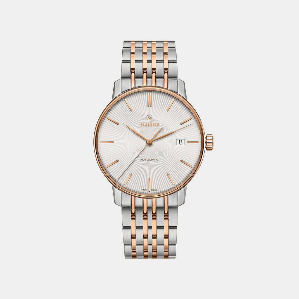 Coupole Men Automatic White Dial Analog Stainless Steel Watch R22860027