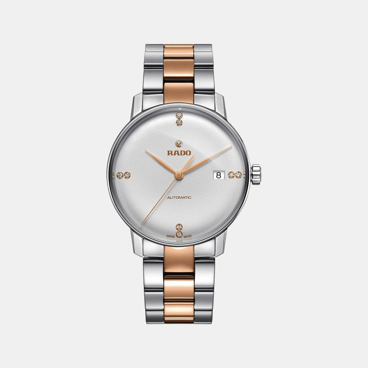 Coupole Men Automatic Silver Dial Analog Stainless Steel Watch R22860722
