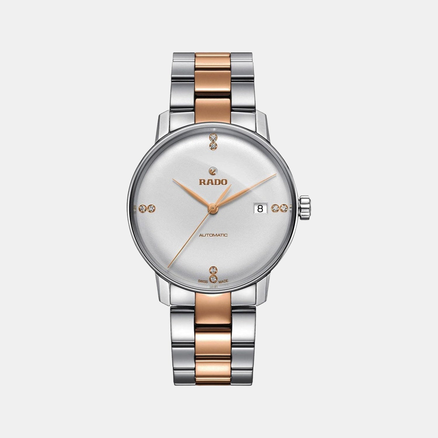 Coupole Men Automatic Silver Dial Analog Stainless Steel Watch R22860722