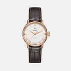 Coupole Men Automatic White Dial Analog Leather Watch R22865065