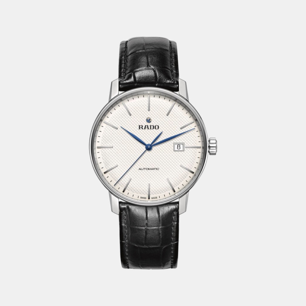 Coupole Men Automatic White Dial Analog Leather Watch R22876015