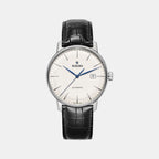 Coupole Men Automatic White Dial Analog Leather Watch R22876015