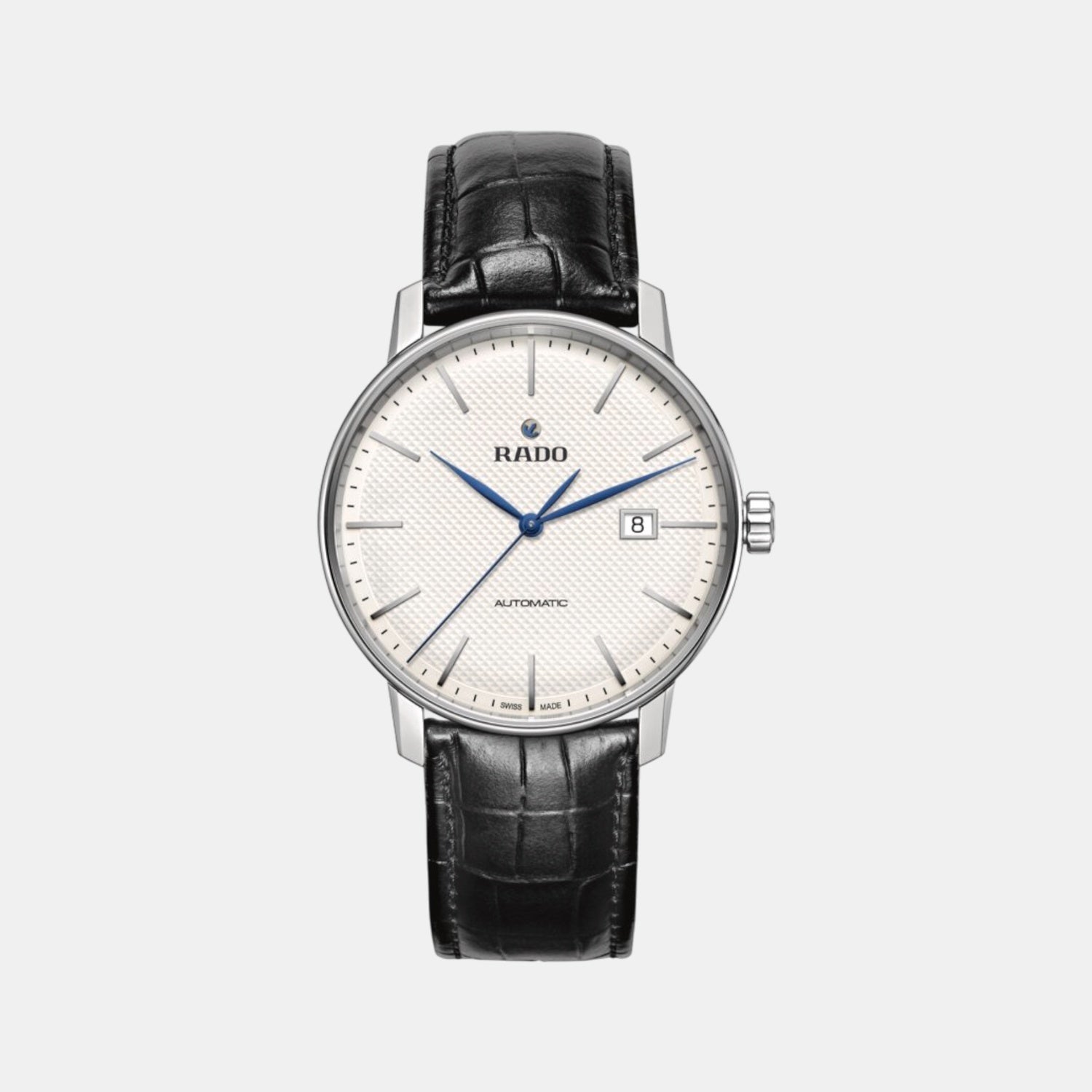 Coupole Men Automatic White Dial Analog Leather Watch R22876015