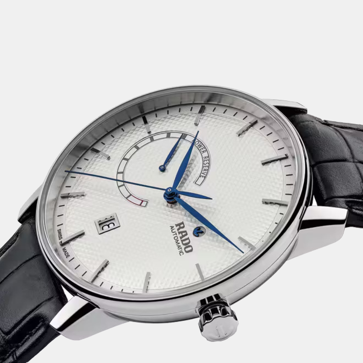 Coupole Men Automatic White Dial Analog Leather Watch R22878015