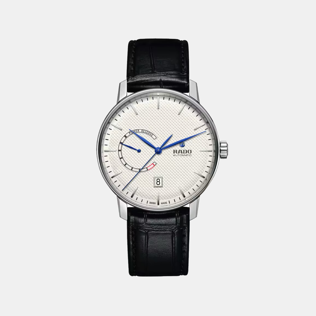 Coupole Men Automatic White Dial Analog Leather Watch R22878015