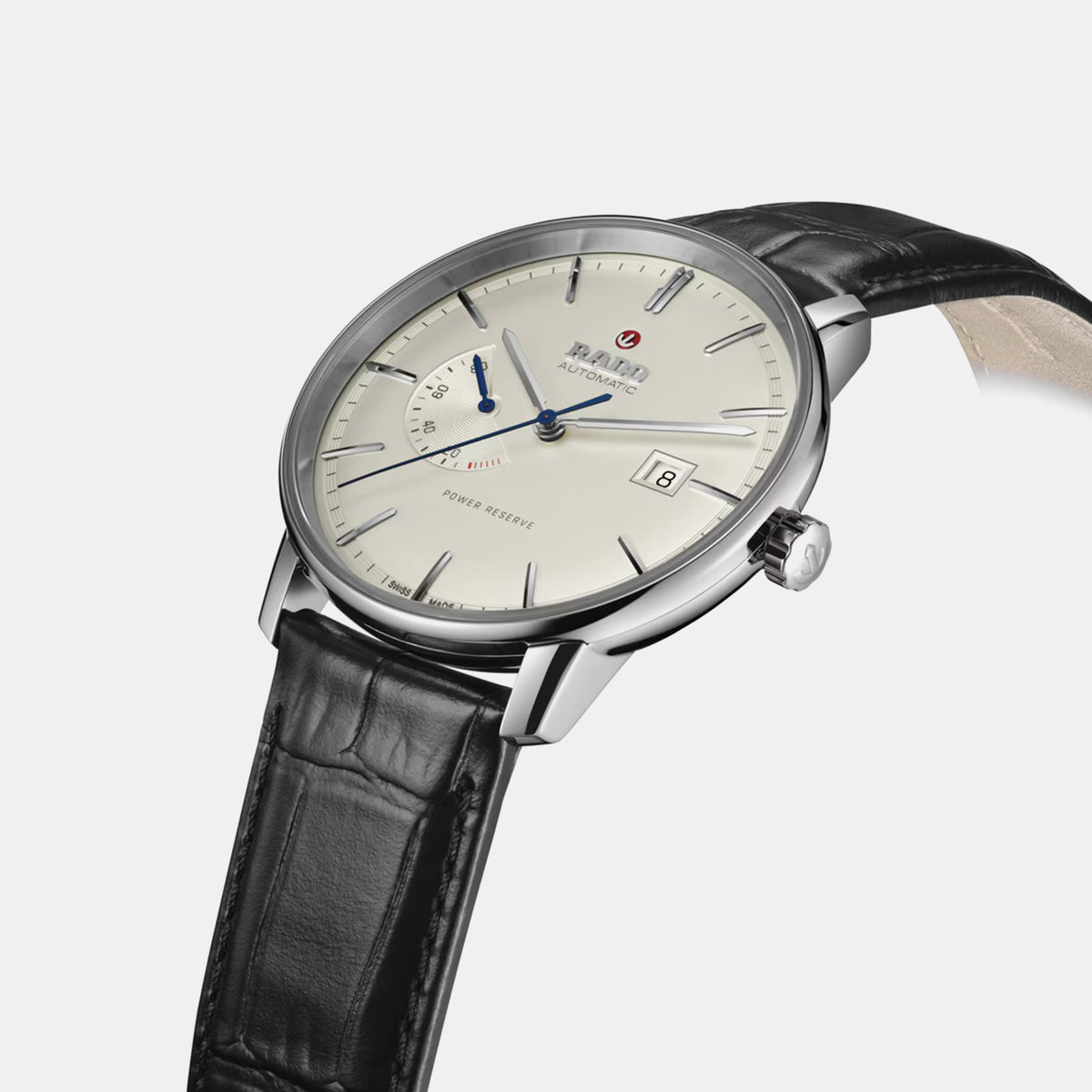 Coupole Men Automatic White Dial Analog Leather Watch R22878045