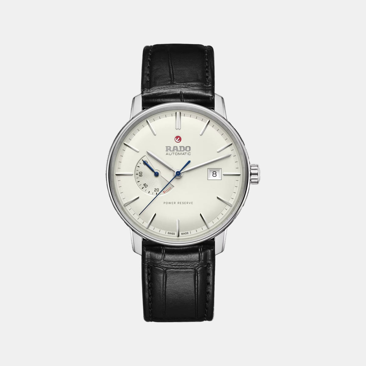 Coupole Men Automatic White Dial Analog Leather Watch R22878045