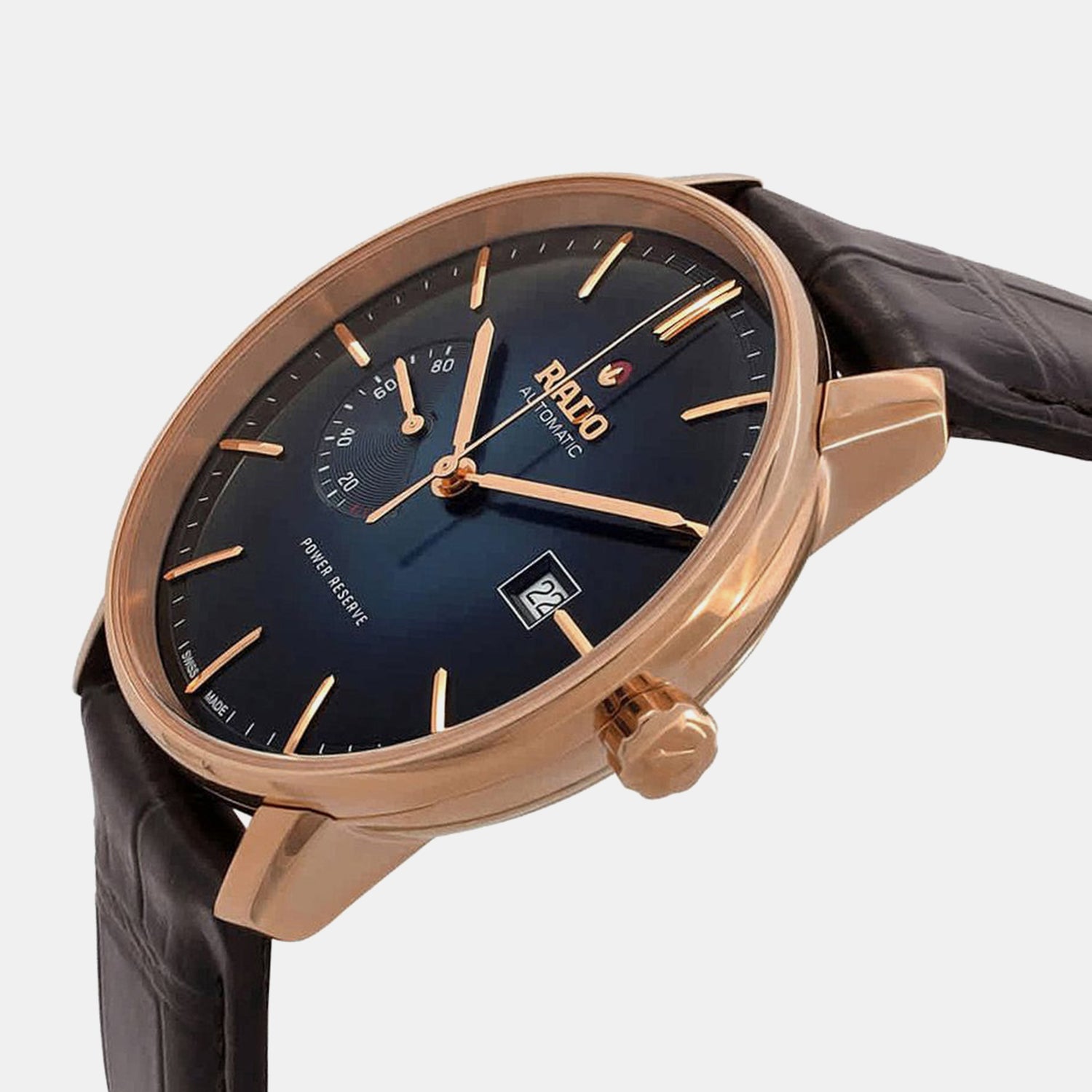Coupole Men Automatic Blue Dial Analog Leather Watch R22879215