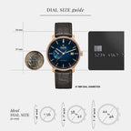 Coupole Men Automatic Blue Dial Analog Leather Watch R22879215