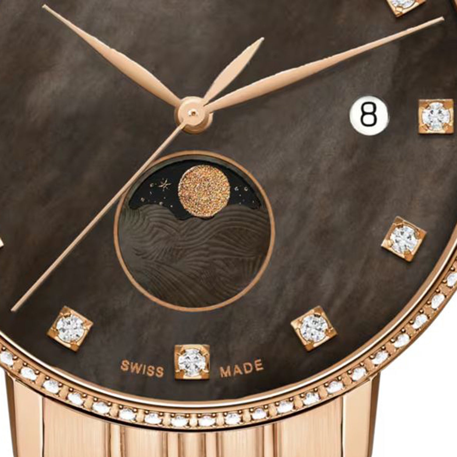 Coupole Women Quartz Brown Dial Analog Stainless Steel Watch R22884903