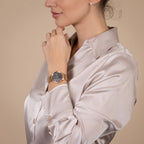 Coupole Women Quartz Brown Dial Analog Stainless Steel Watch R22885903