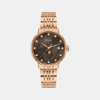 Coupole Women Quartz Brown Dial Analog Stainless Steel Watch R22885903