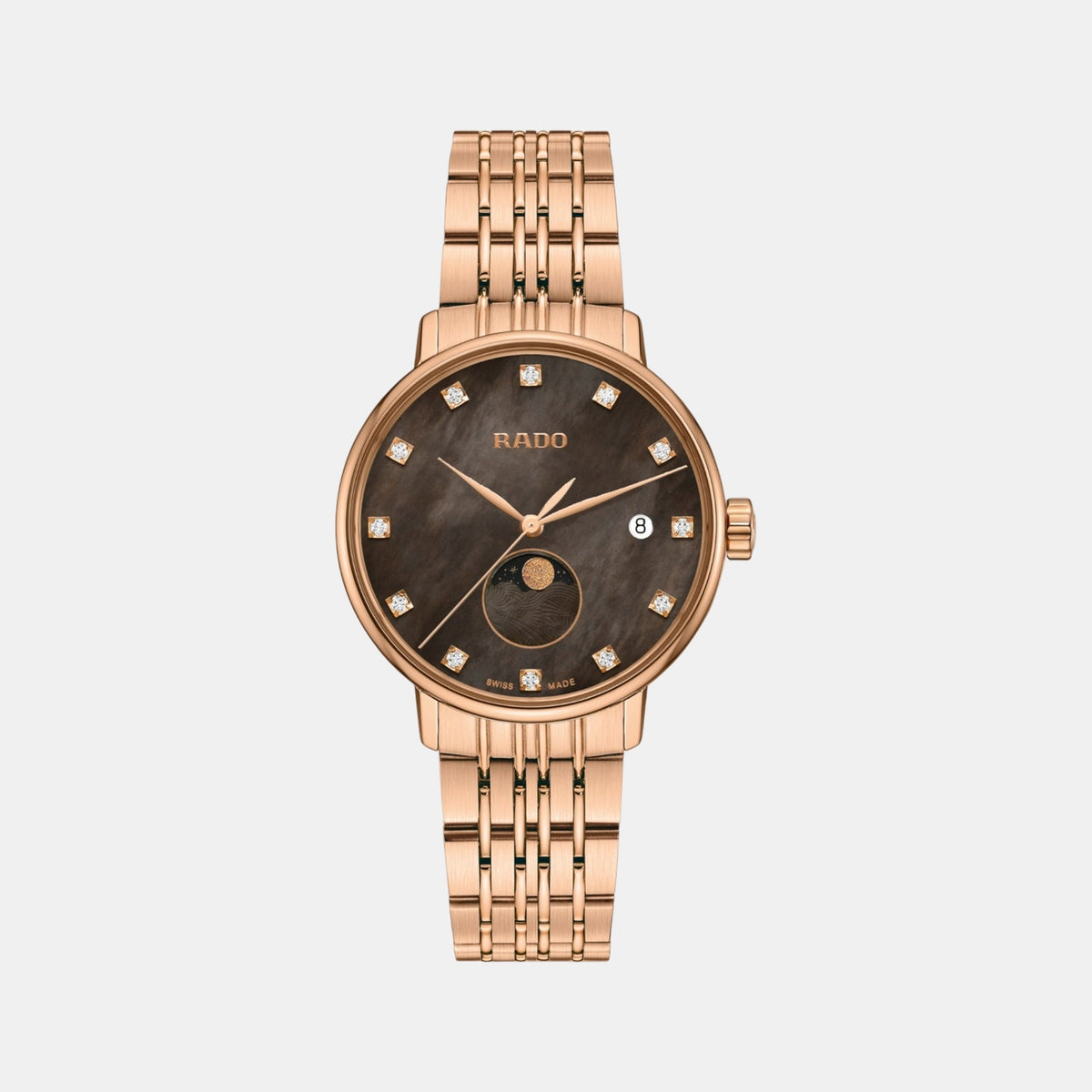 Coupole Women Quartz Brown Dial Analog Stainless Steel Watch R22885903