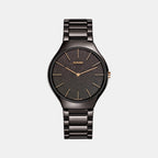 True Thinline Unisex Quartz Brown Dial Analog Stainless Steel Watch R27004302