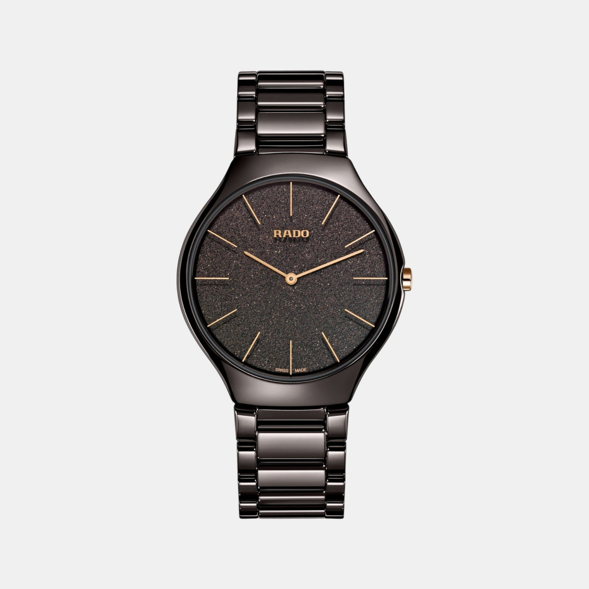 True Thinline Women Quartz Brown Dial Analog Ceramic Watch R27004302