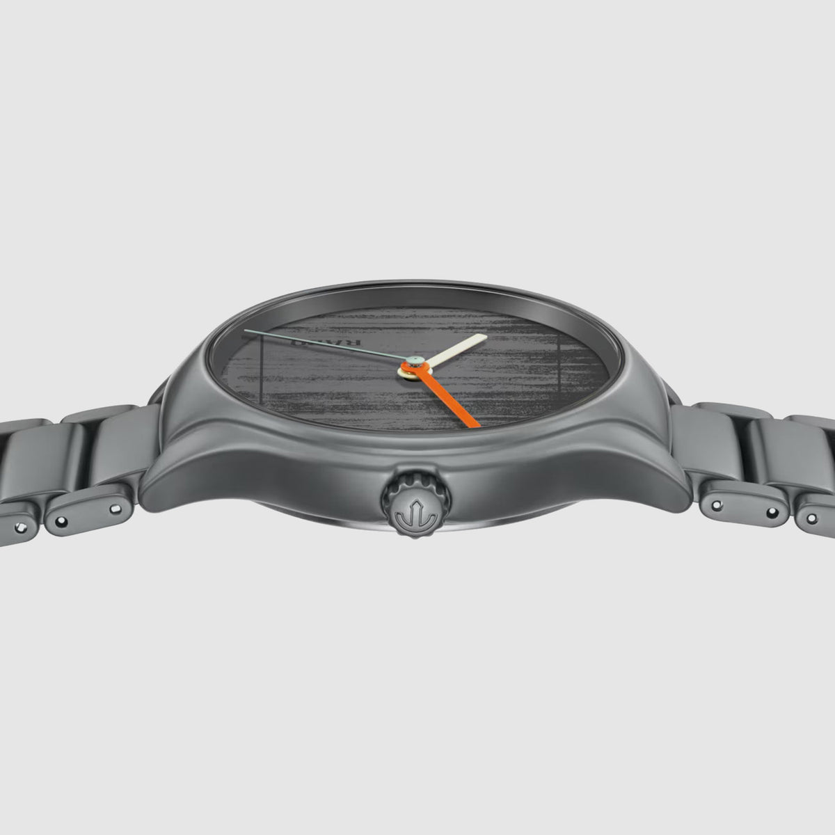 True Round Unisex Automatic Grey Dial Analog Ceramic Watch R27048162