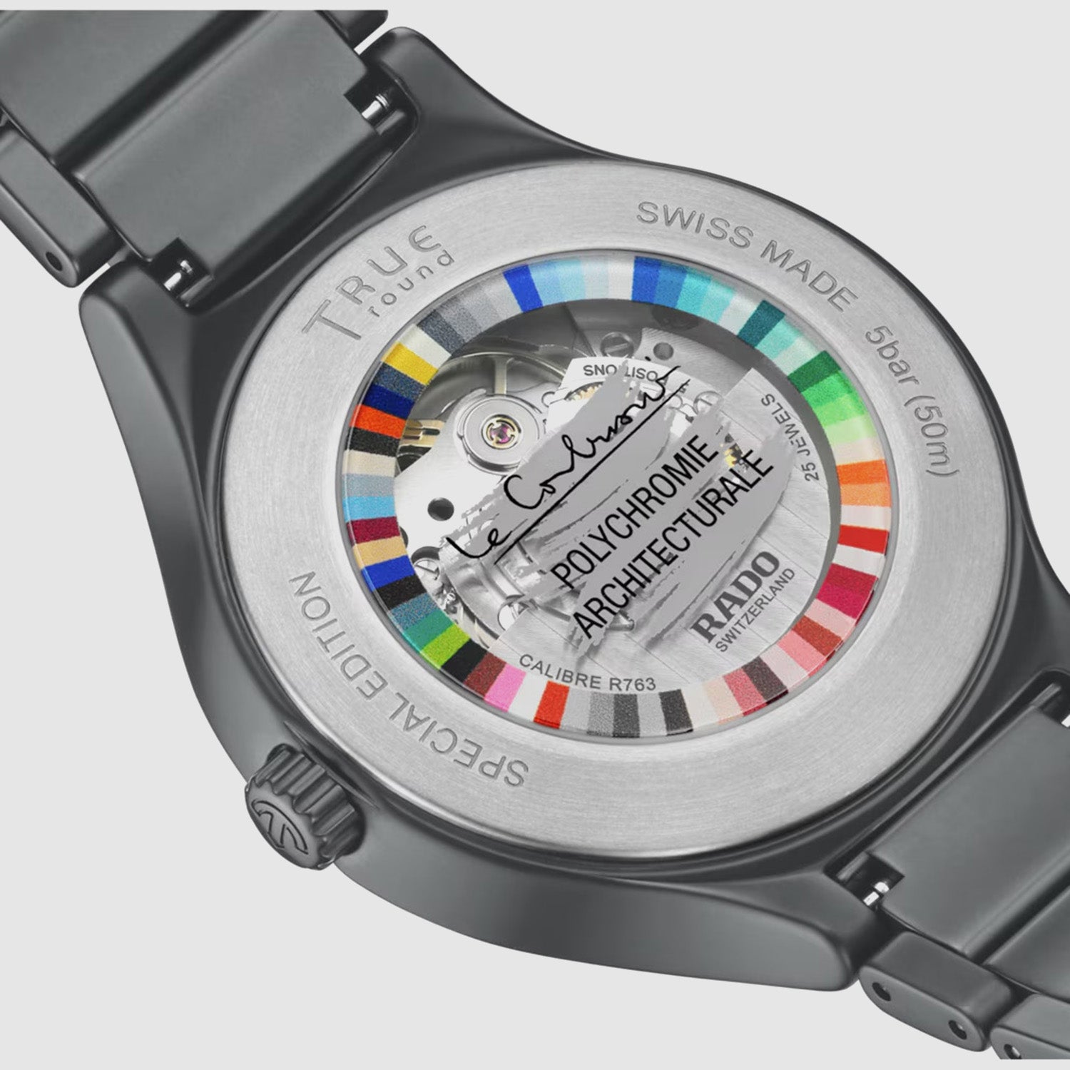 Men Automatic Grey Dial Analog Ceramic Watch R27048162