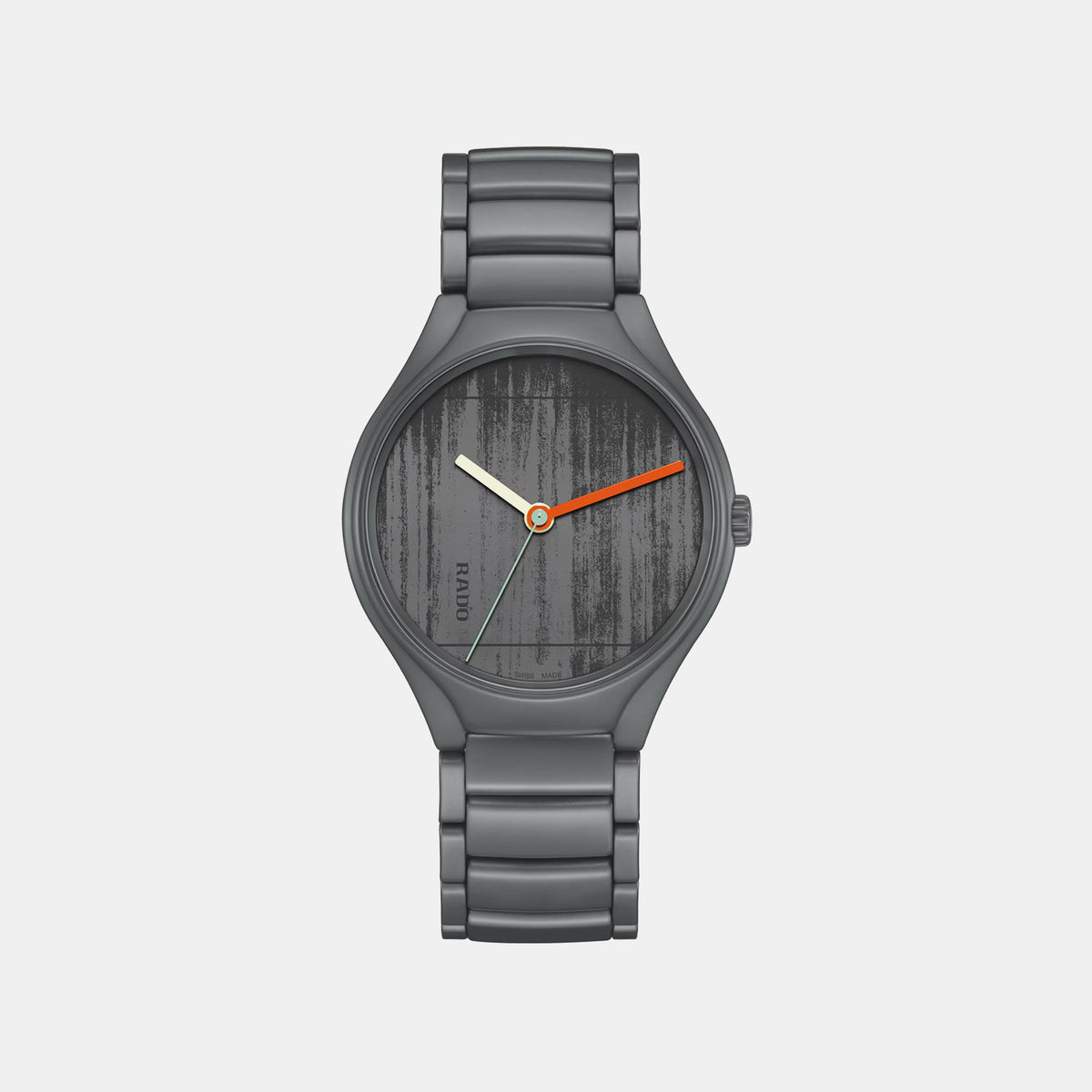 True Round Unisex Automatic Grey Dial Analog Ceramic Watch R27048162