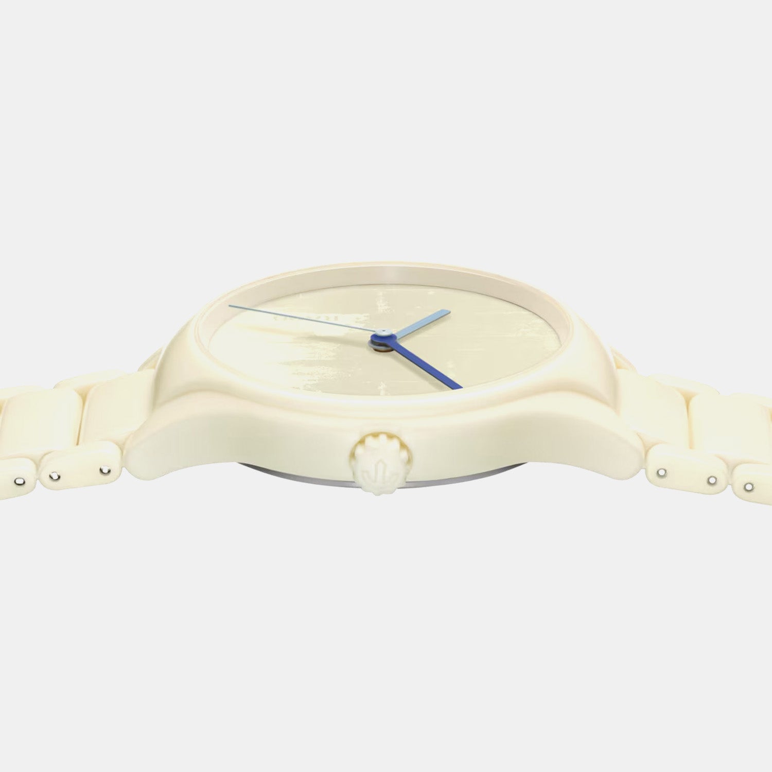 Men Automatic White Dial Analog Ceramic Watch R27049012
