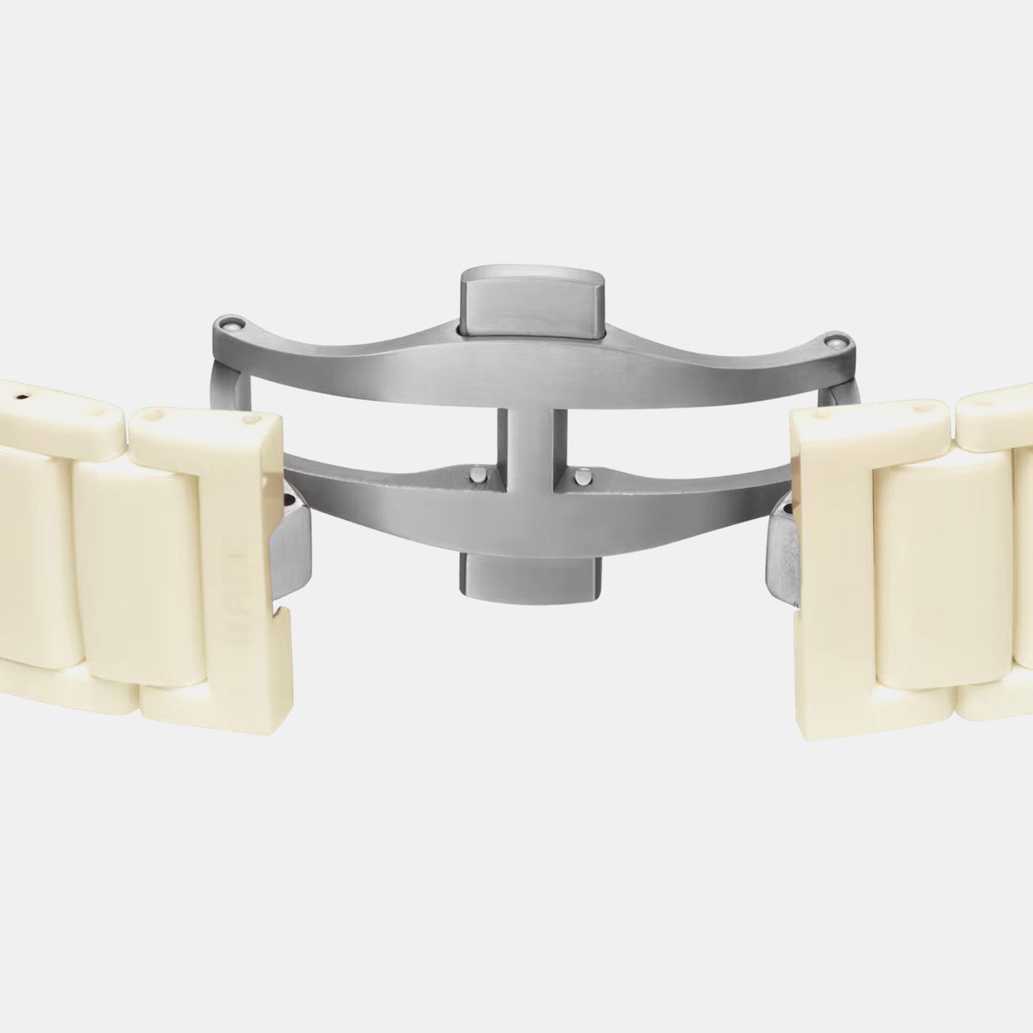 Men Automatic White Dial Analog Ceramic Watch R27049012