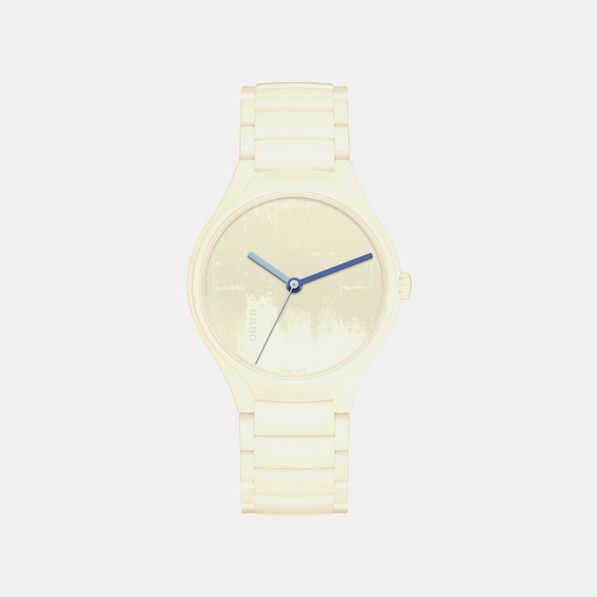 True Round Unisex Automatic White Dial Analog Ceramic Watch R27049012