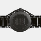 True Round Unisex Automatic Black Dial Analog Ceramic Watch R27056152