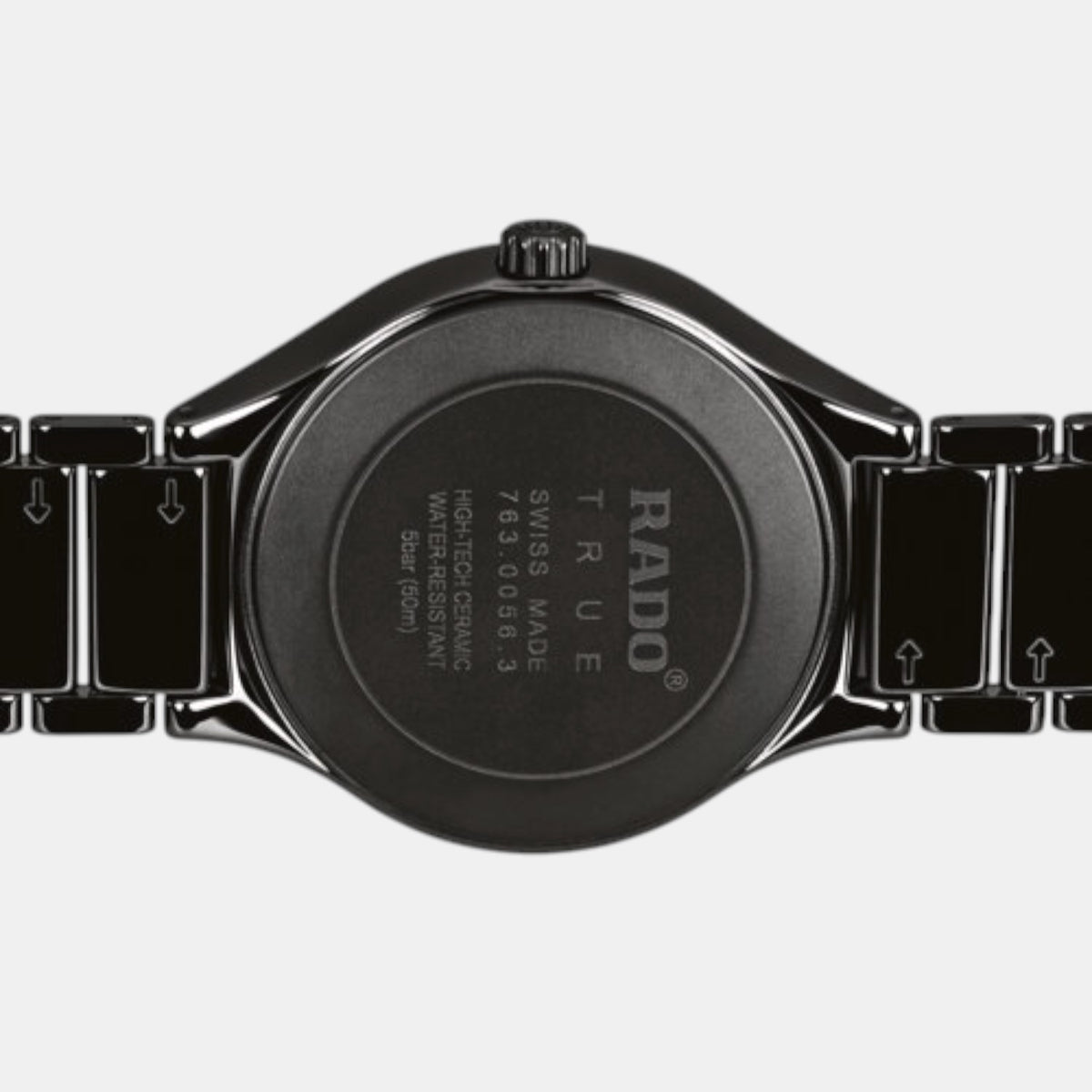 True Round Men Automatic Black Dial Analog Ceramic Watch R27056152