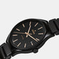 True Round Unisex Automatic Black Dial Analog Ceramic Watch R27056162