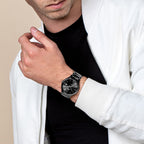 True Round Men Automatic Grey Dial Analog Titanium Watch R27057102