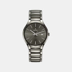 True Round Men Automatic Grey Dial Analog Titanium Watch R27057102