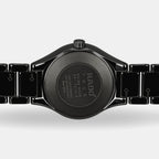True Round Women Quartz Black Dial Analog Ceramic Watch R27059712