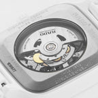 True Square Unisex Automatic White Dial Analog Ceramic Watch R27073012