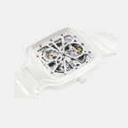 True Square Unisex Automatic White Dial Analog Ceramic Watch R27073712