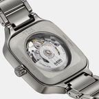 True Square Open Heart Unisex Automatic Grey Dial Ceramic Watch R27083722