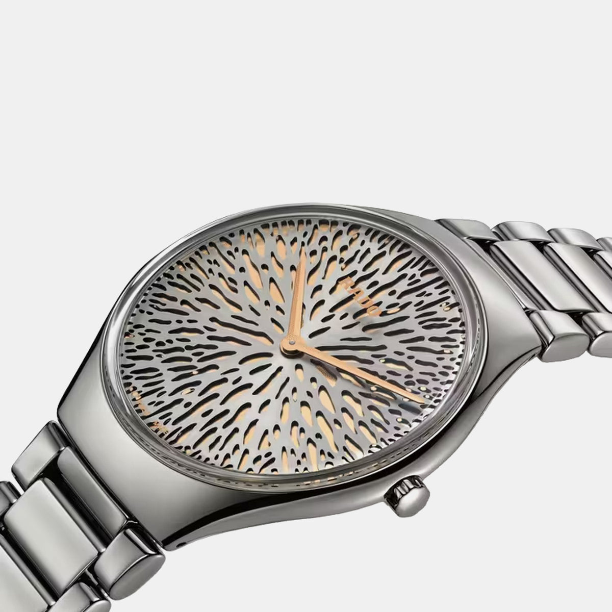 True Round Unisex Automatic Grey Dial Analog Ceramic Watch R27088122