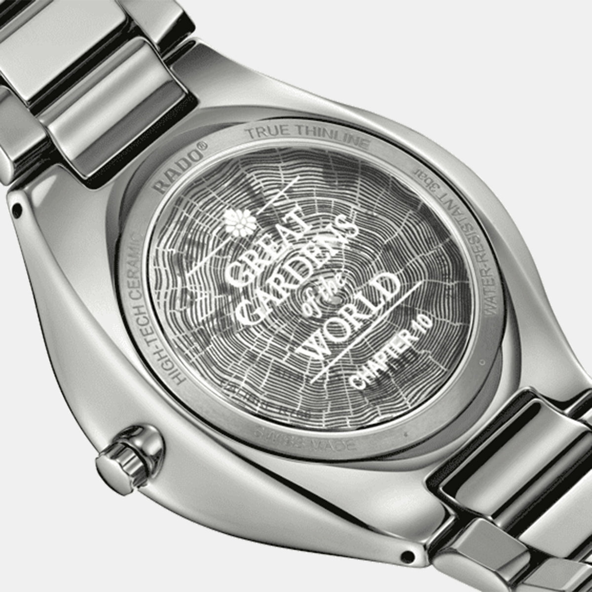 True Round Unisex Automatic Grey Dial Analog Ceramic Watch R27088122
