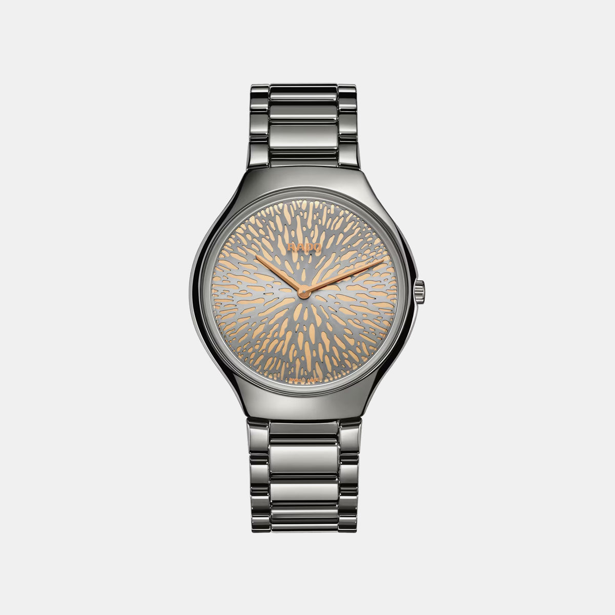 True Round Unisex Automatic Grey Dial Analog Ceramic Watch R27088122