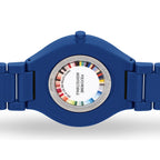 True Thinline Unisex Quartz Blue Dial Analog Ceramic Watch R27092622