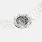 True Round Unisex Automatic White Dial Analog Ceramic Watch R27106922