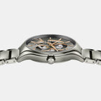 True Round Unisex Automatic Grey Dial Analog Ceramic Watch R27108112