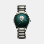 True Round Secret Unisex Automatic Blue Dial Analog Ceramic Watch R27108322