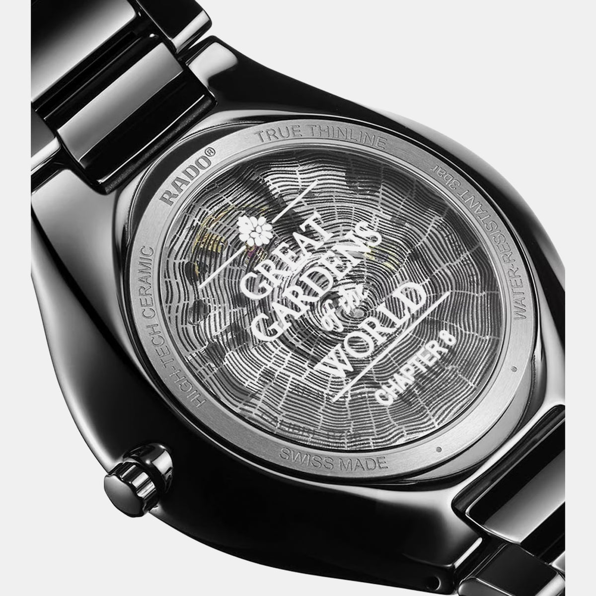 True Thinline Unisex Automatic Black Dial Analog Ceramic Watch R27113152